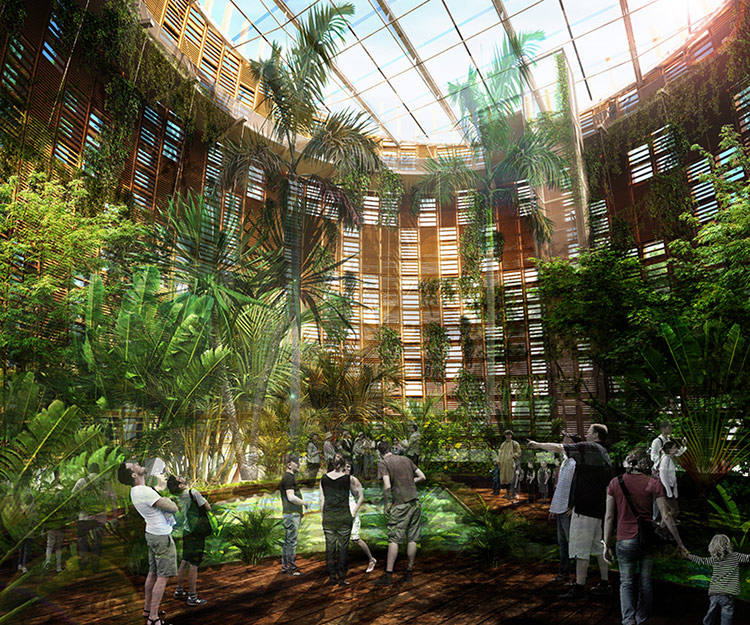 Tropicario para el Jardín Botánico
